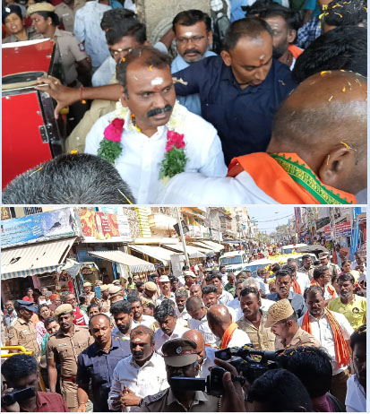 திருப்பரங்குன்றம்-மலை ஏற அமைச்சருக்கு அனுமதி மறுப்பு…